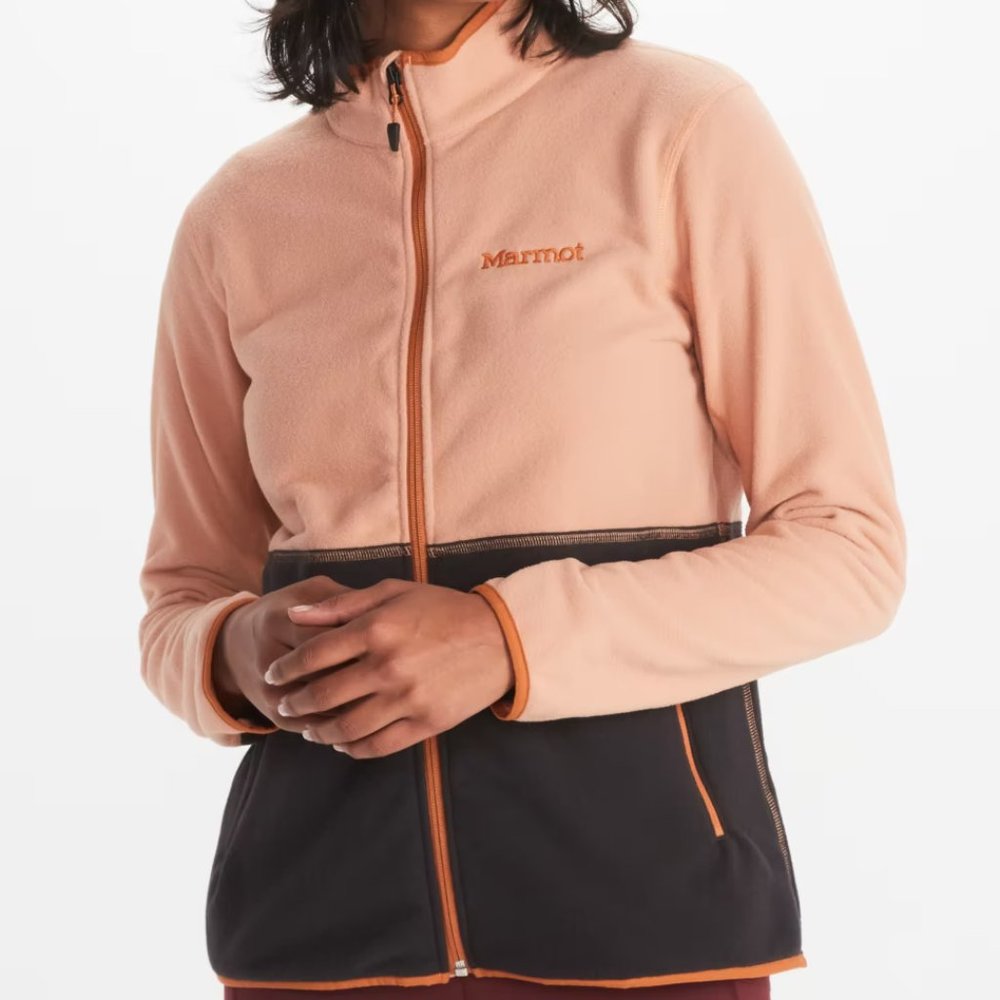 Women's Rocklin Full-Zip Jacket | Regular Fit | Rose Gold/Black